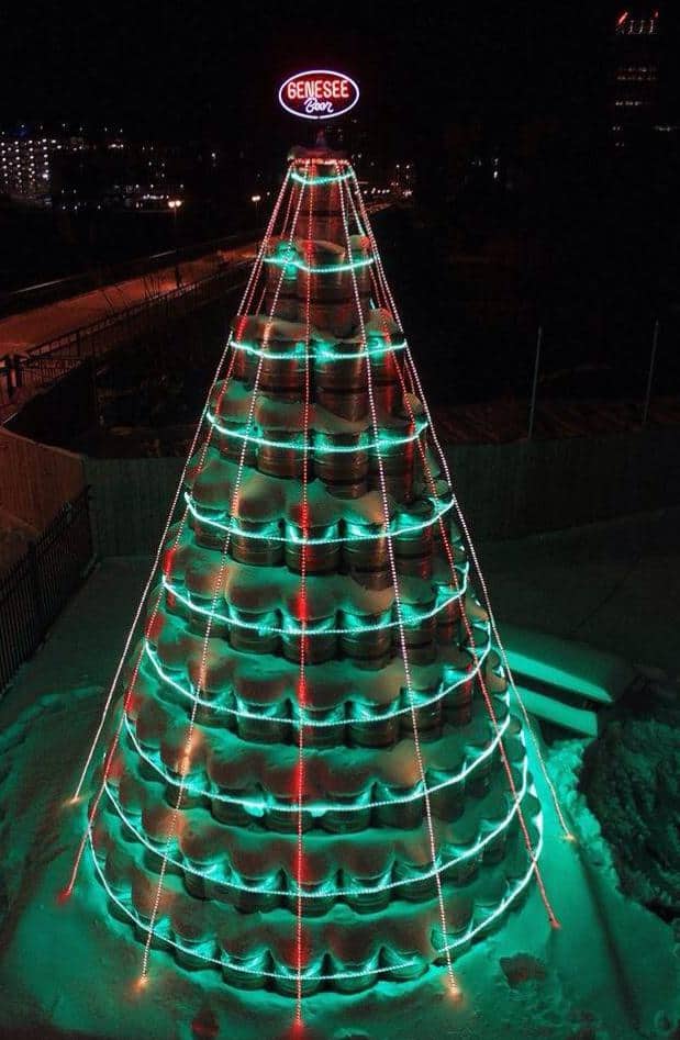 albero natale fusti