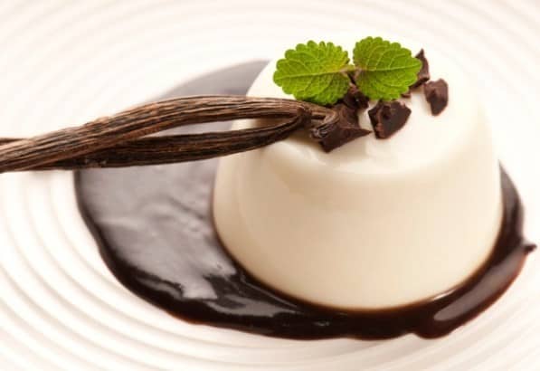 panna cotta liquirizia