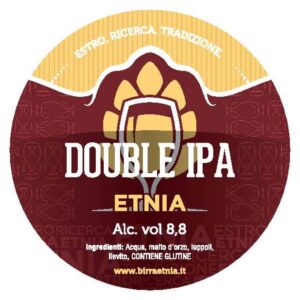 ETNIA Double Ipa targhetta