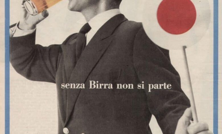 birra vintage pubblicità